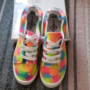 Tye dye shoes